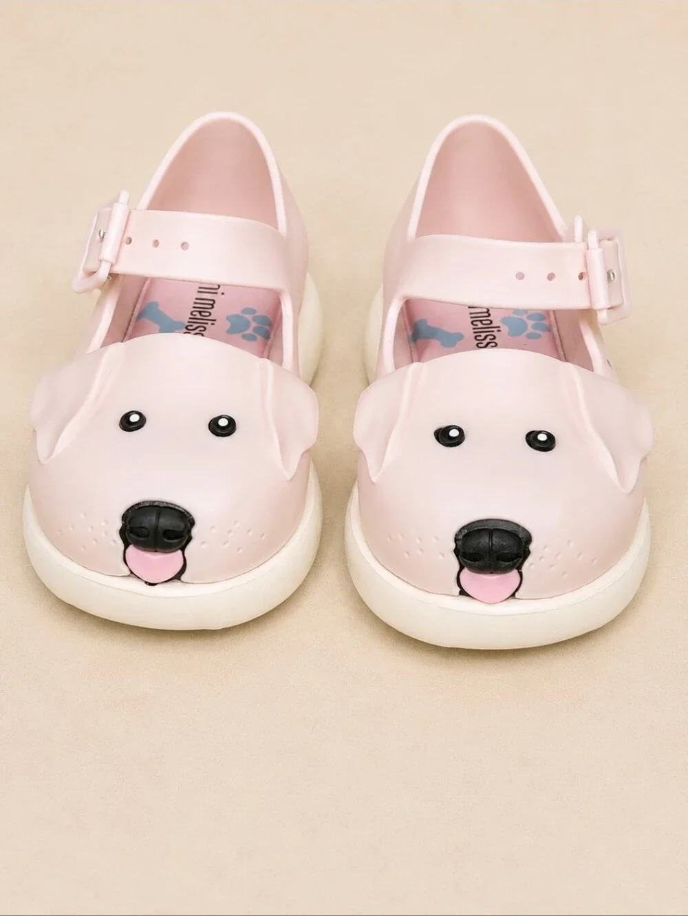 Mini Melissa Play Step Puppy Dog Mary Jane Shoes Pink Toddler Size 6